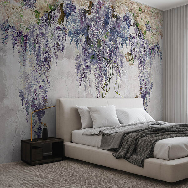Painting of a wisteria