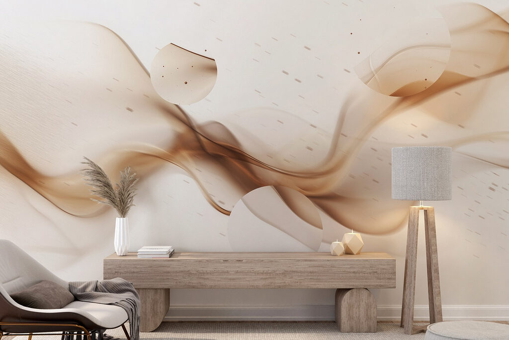 Brown smoke and circles