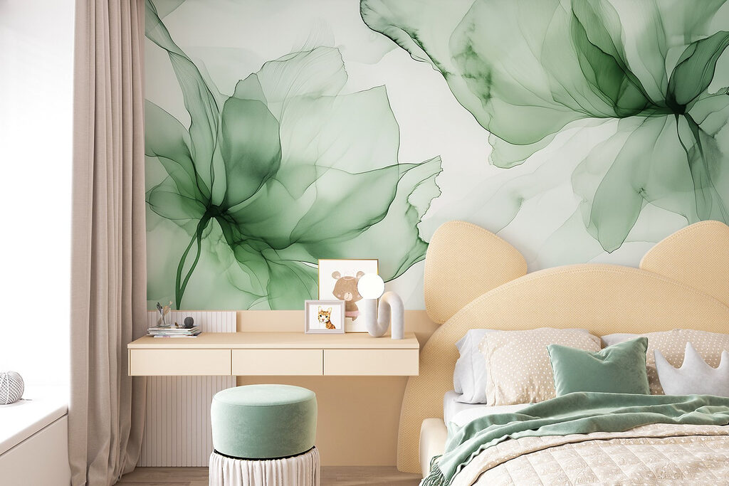 Soft floral elegance in muted tones