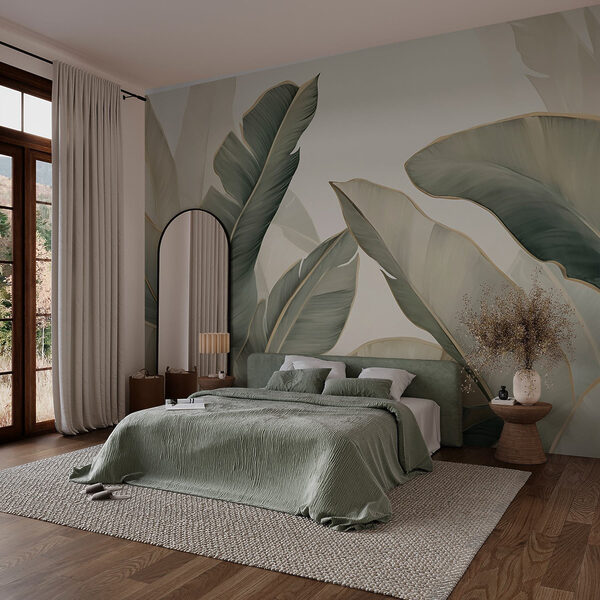 Soft leaves in calming hues Soft leaves in calming hues