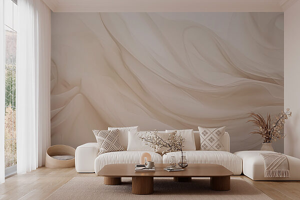 Soft waves of delicate fabric. Soft waves of delicate fabric.