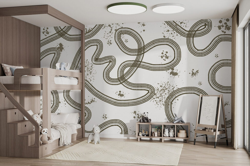 Black and white map of a race track