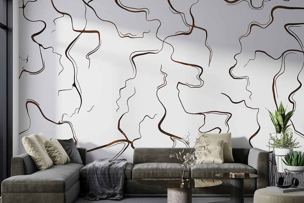 Curves and lines in contrast