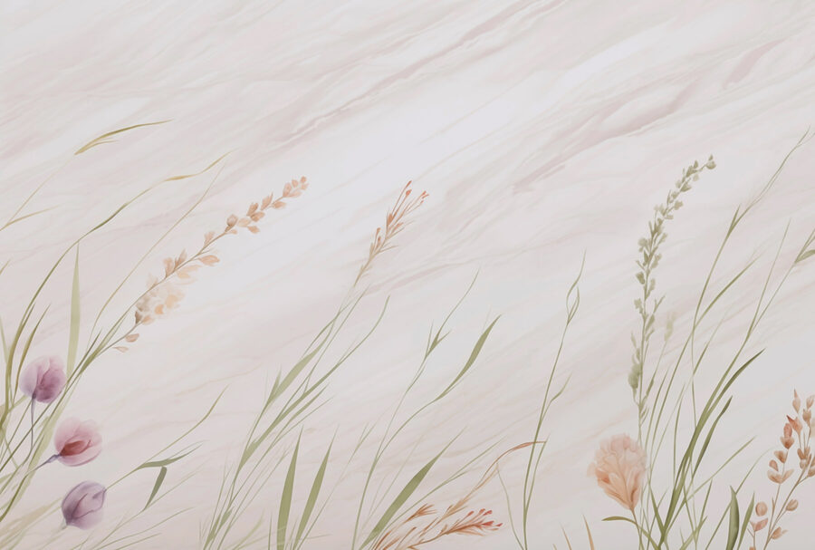 Delicate blooms swaying in the breeze Delicate blooms swaying in the breeze