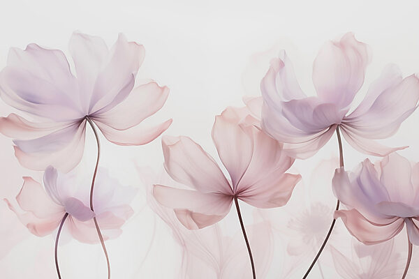 Delicate blossoms in soft hues Delicate blossoms in soft hues