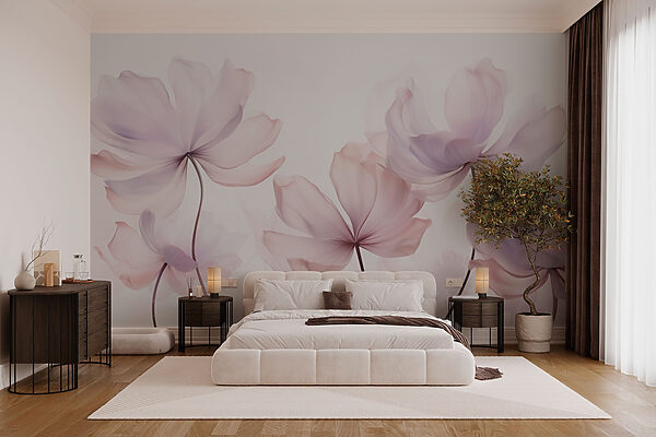 Delicate blossoms in soft hues Delicate blossoms in soft hues