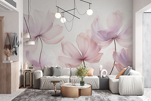 Delicate blossoms in soft hues Delicate blossoms in soft hues