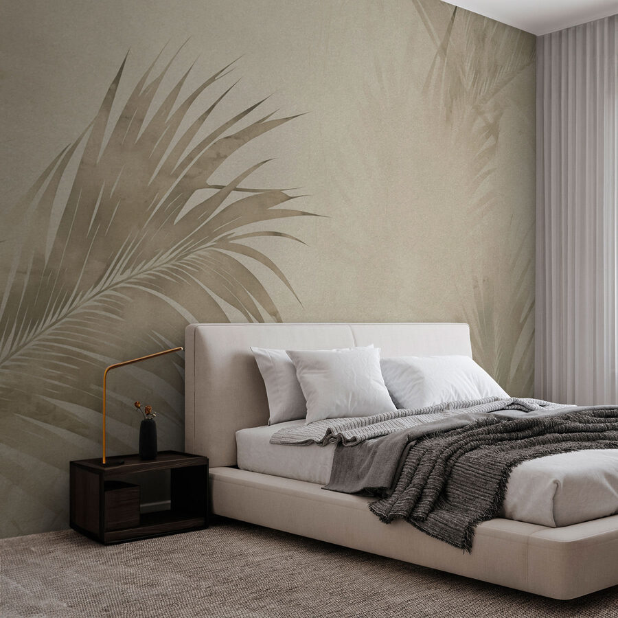 Calm leaves in soft tones Calm leaves in soft tones