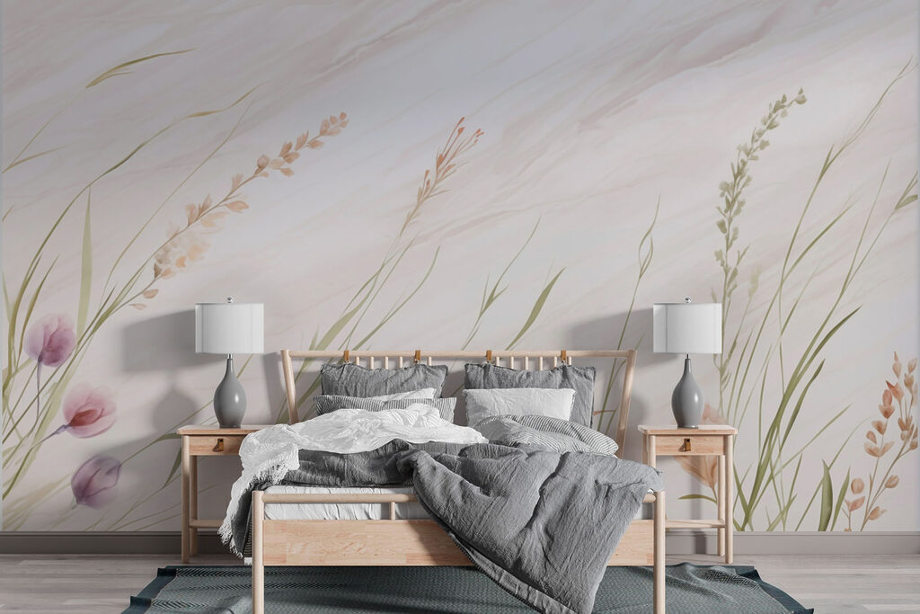 Delicate blooms swaying in the breeze