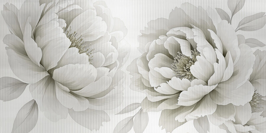 Wall murals Serene floral design for elegance - Image 4