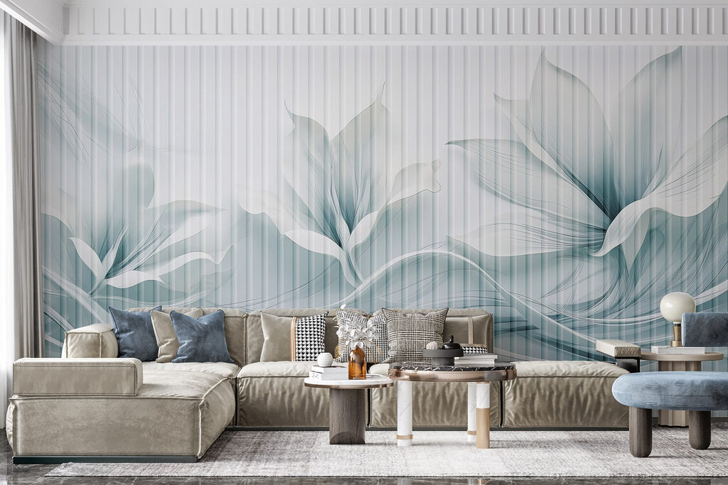 Ethereal floral design in soft tones