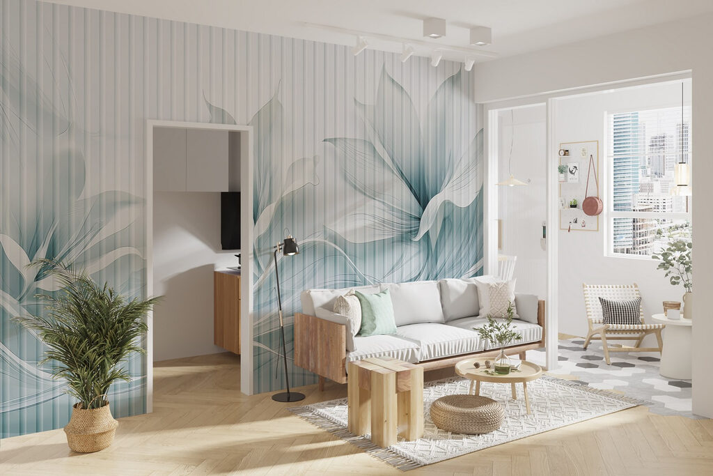 Ethereal floral design in soft tones