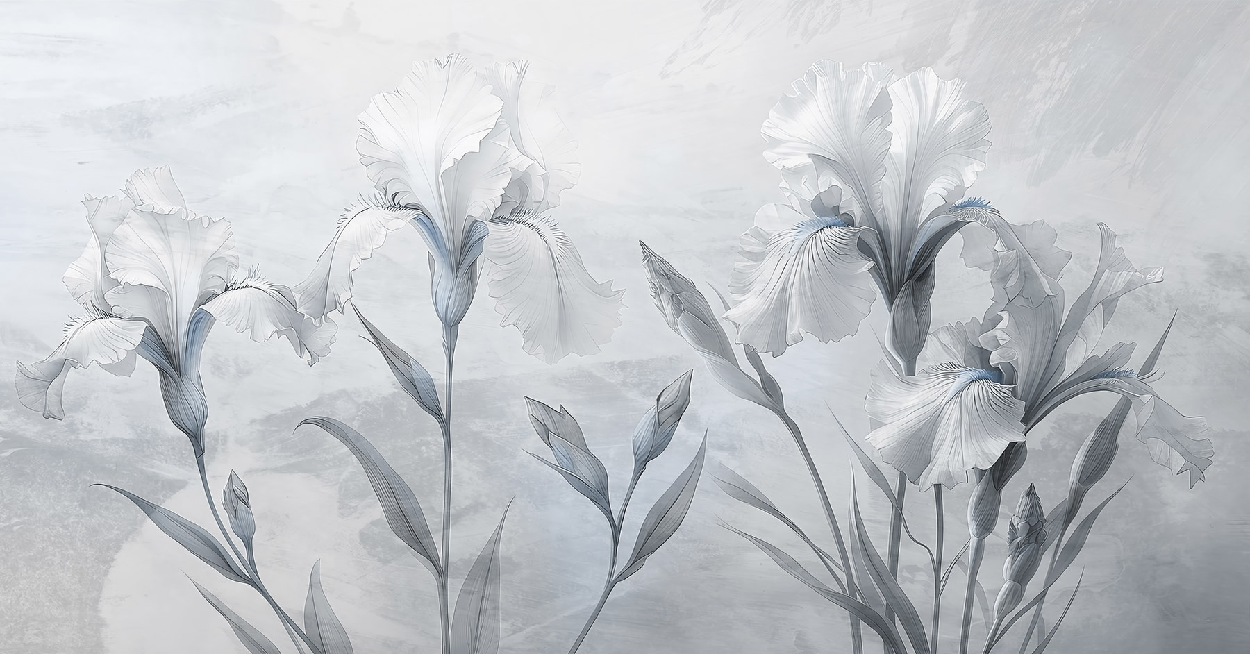 Delicate blooms in soft hues