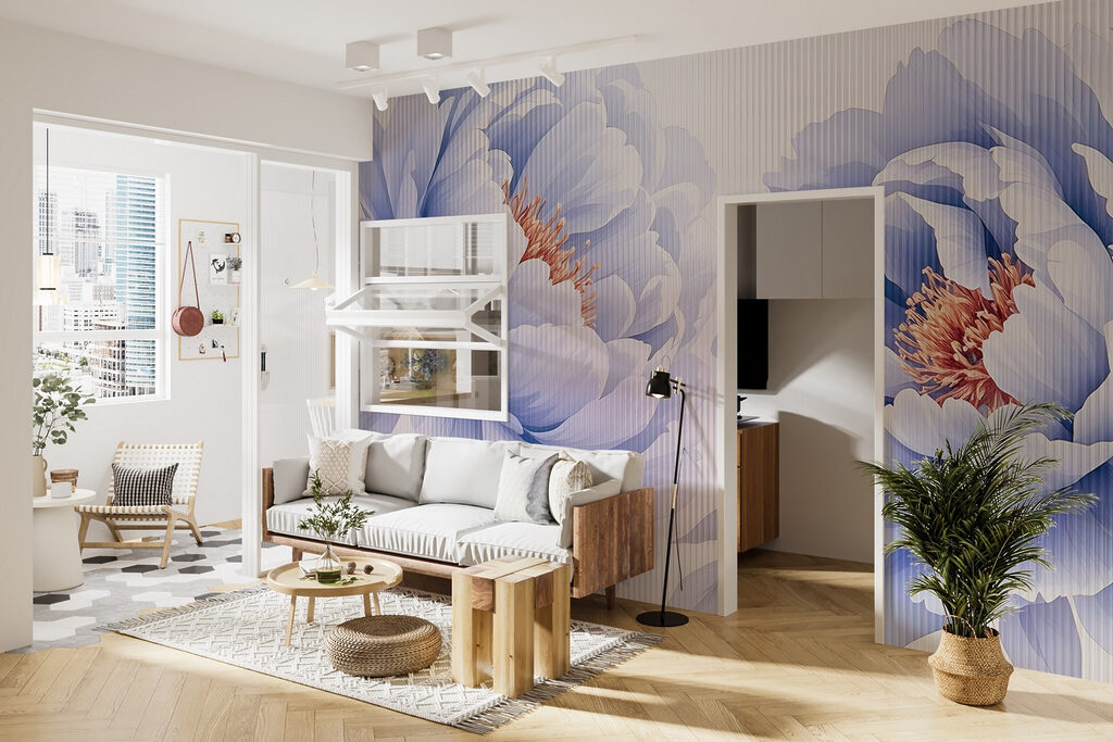 Delicate petals in soft hues