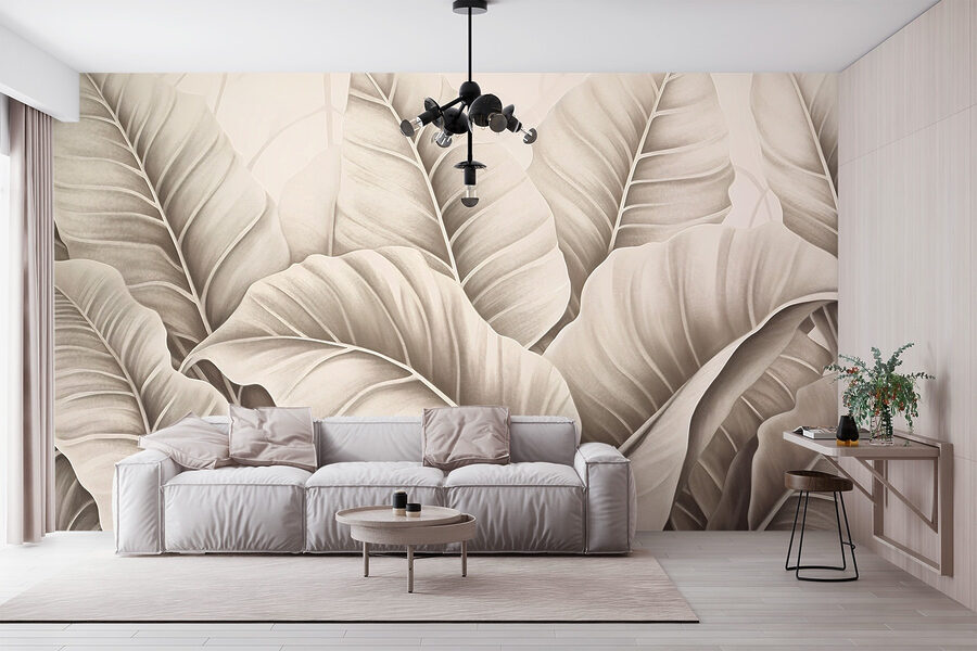 Wall murals Natural textures in muted tones. - Image 3