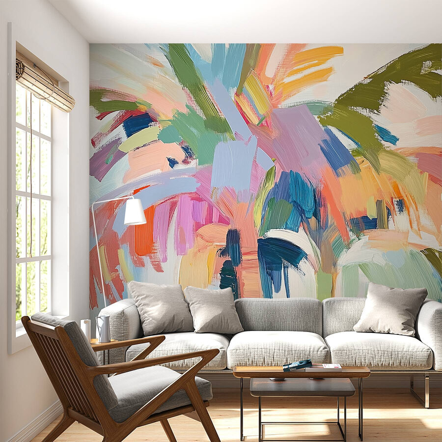 Wall murals Painting of a palm tree - Image 2