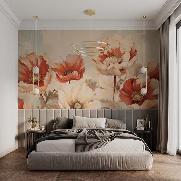 Bright blooms in soft tones Bright blooms in soft tones