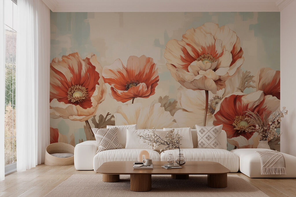 Bright blooms in soft tones Bright blooms in soft tones