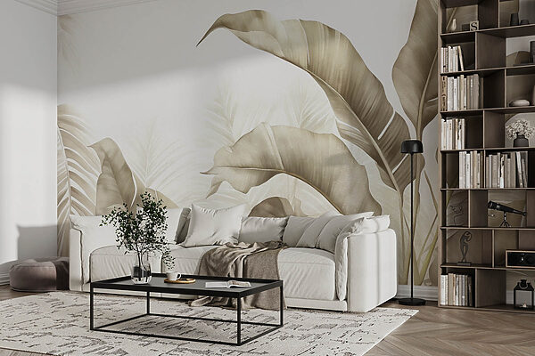 Calm, neutral botanical illustration Calm, neutral botanical illustration
