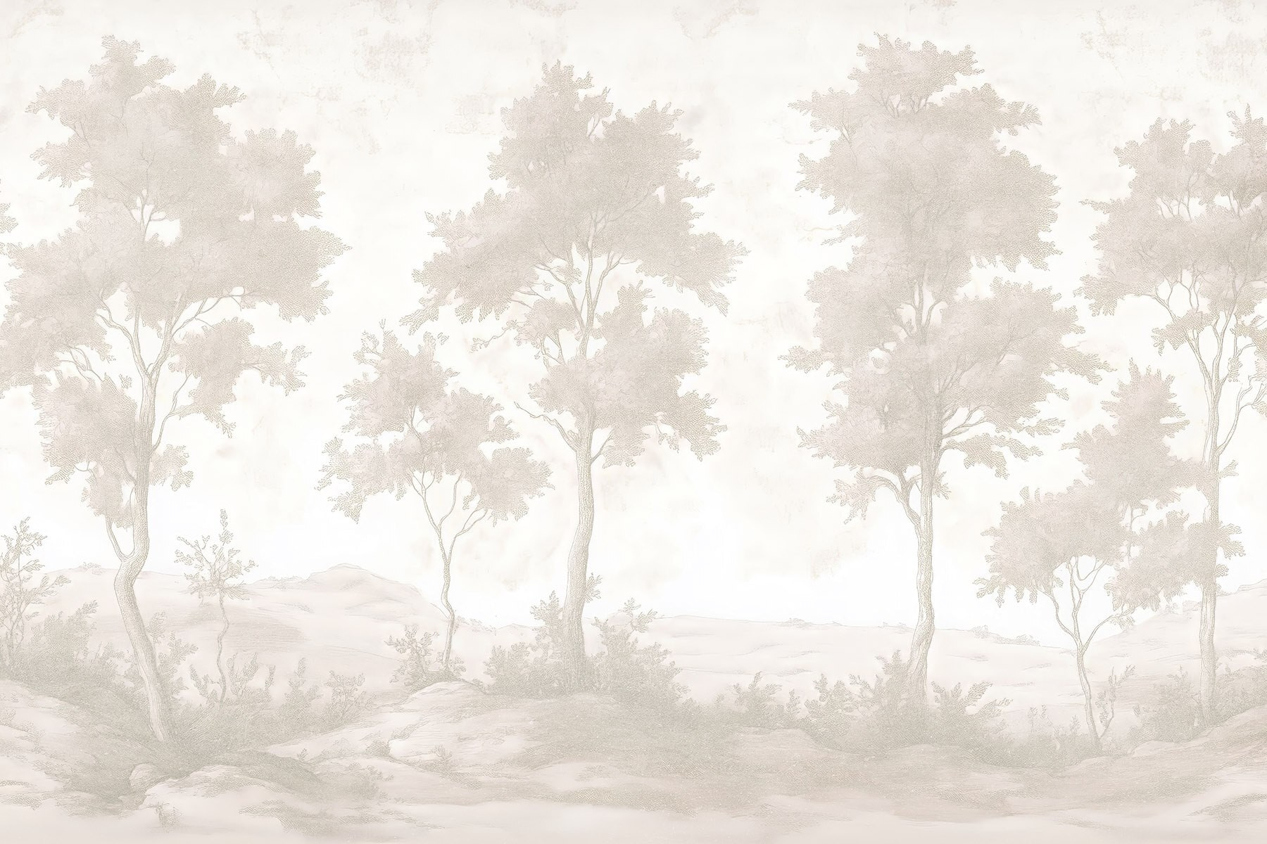 Group of trees in a snowy landscape Group of trees in a snowy landscape