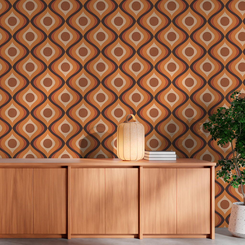 Pattern of circles and dots