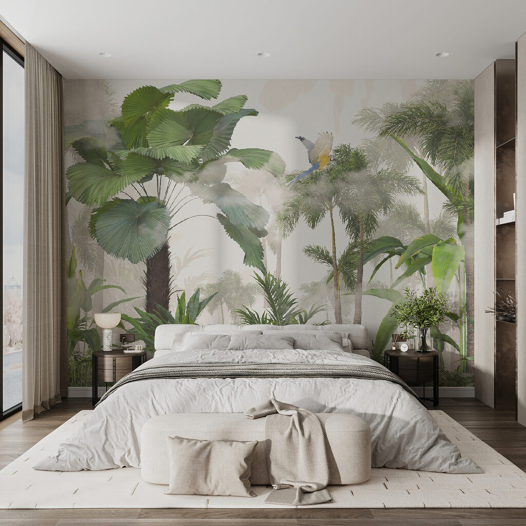 Group of trees and plants