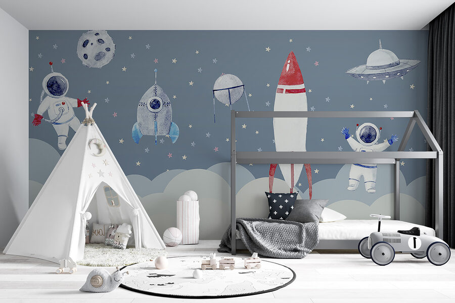 Wall murals Space shuttles and rockets in the sky - Image 9