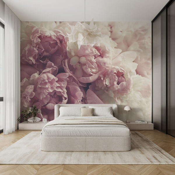 Delicate blooms in soft pastel hues