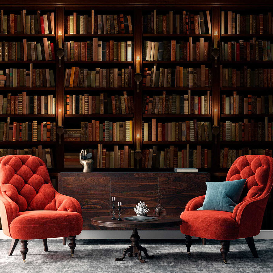Wall murals Large bookcase full of books - Image 4