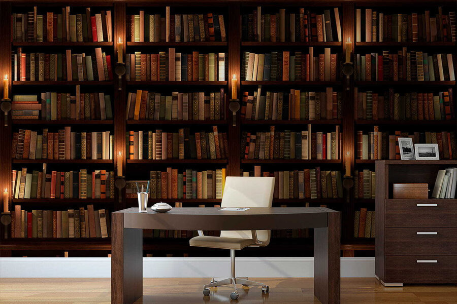 Wall murals Large bookcase full of books - Image 5