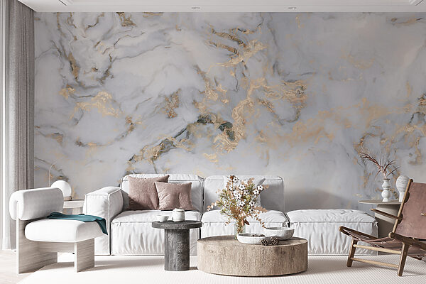 Elegant marble with metallic veins Elegant marble with metallic veins