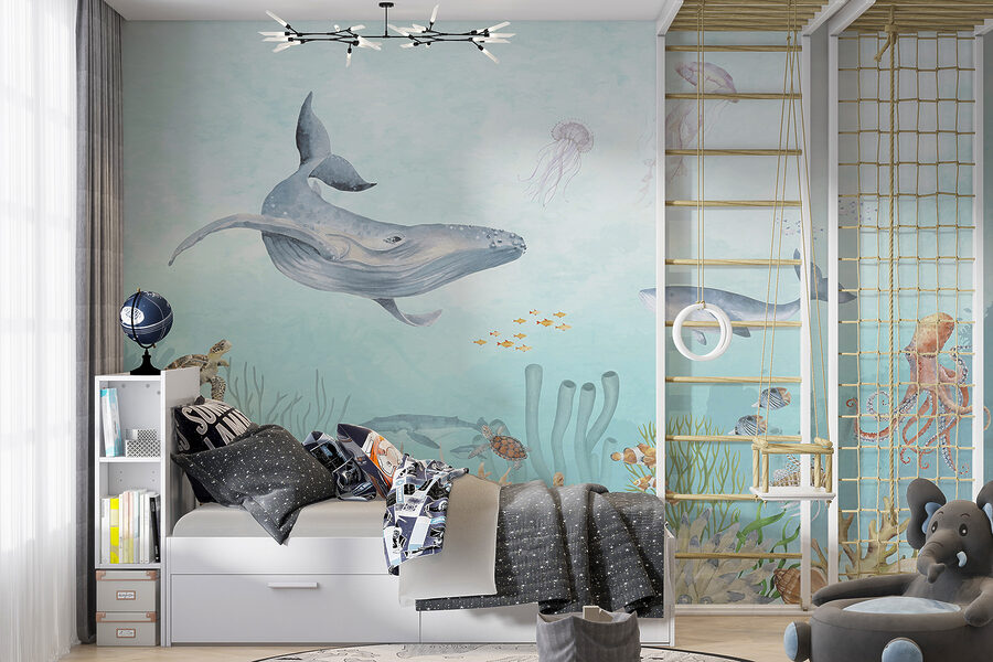 Watercolor of a sea life