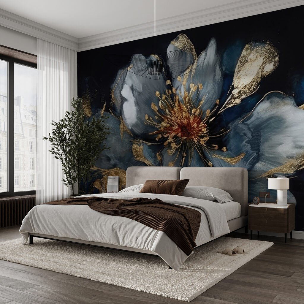 Painting of a flower Painting of a flower