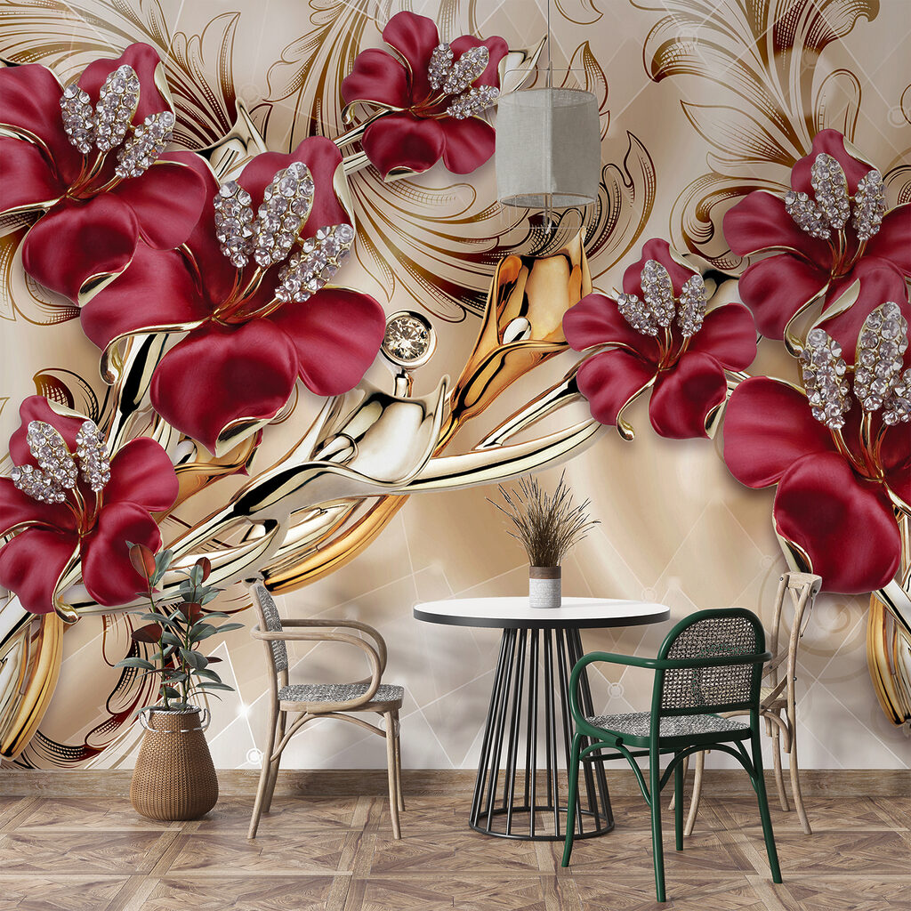 Elegant floral design with intricate details