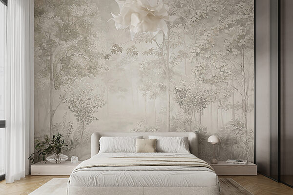 Wallpaper with trees and plants Wallpaper with trees and plants