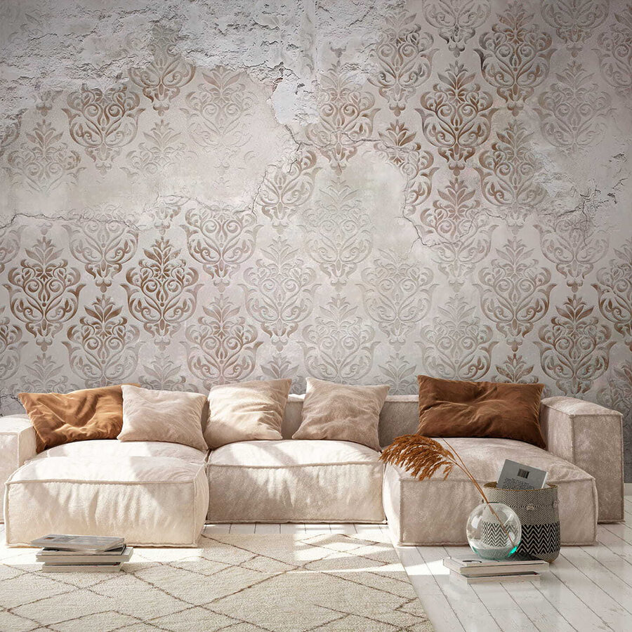 Wall with a pattern