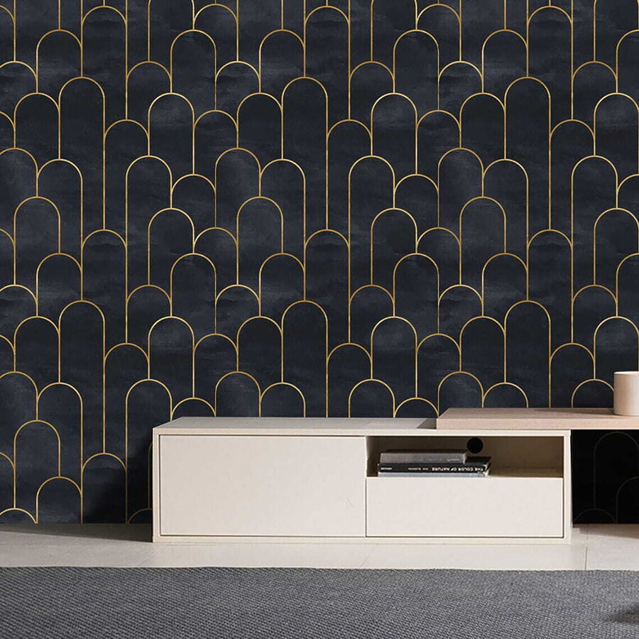 Elegant Arches in Midnight Hue