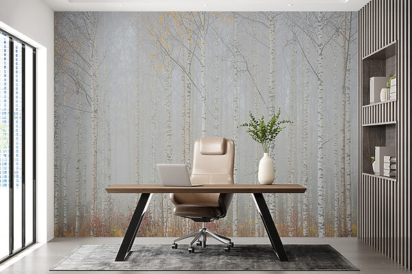 Group of trees in a forest Group of trees in a forest
