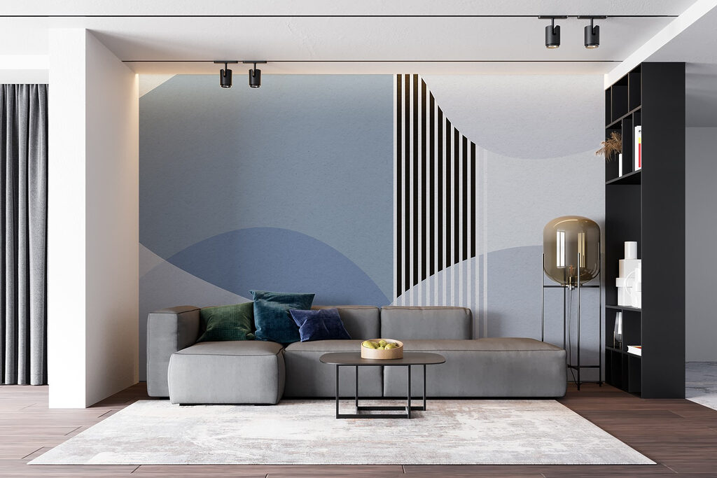 A blue and white background with black lines and circles A blue and white background with black lines and circles