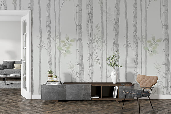 Wallpaper with trees and leaves Wallpaper with trees and leaves