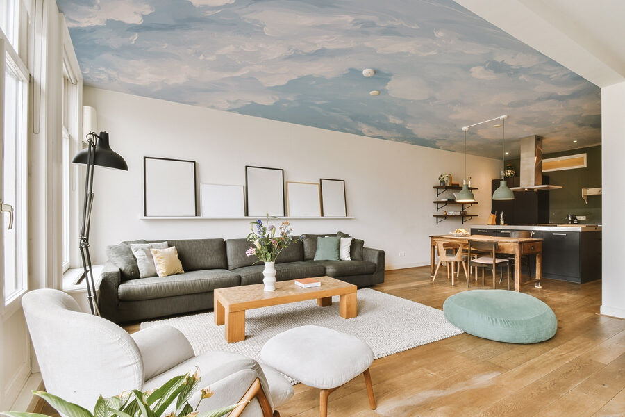 Wall murals Blue sky with clouds - Image 6
