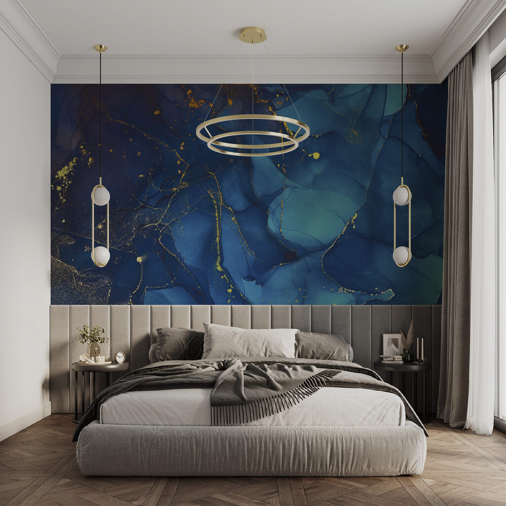 Azure Depths with Fleeting Sparkles Azure Depths with Fleeting Sparkles