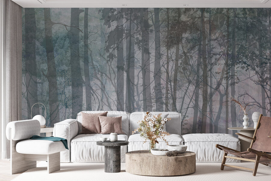 Wall murals Group of trees in a forest - Image 3