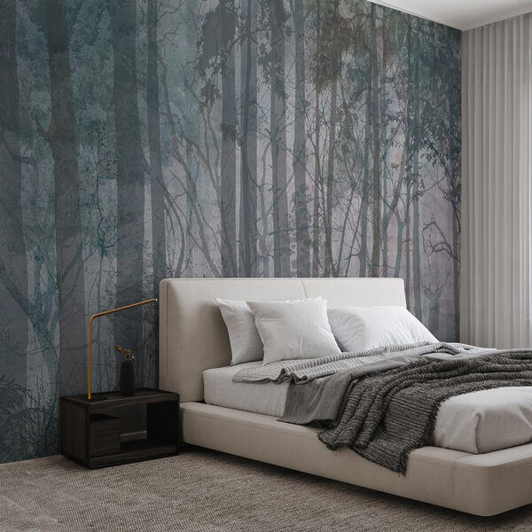 Group of trees in a forest