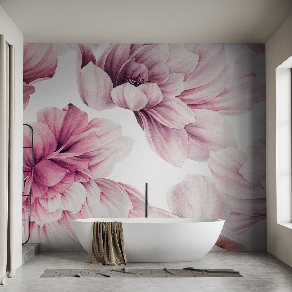 Delicate blooms in soft pastel hues Delicate blooms in soft pastel hues