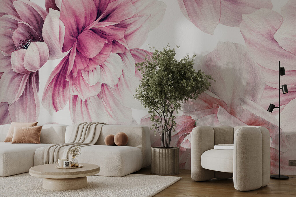 Delicate blooms in soft pastel hues Delicate blooms in soft pastel hues