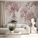Wall murals Group of pink flowers