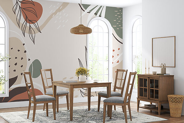 Colorful floral design on a white background Colorful floral design on a white background