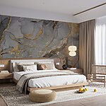 Wall murals Elegant abstract fluid art design