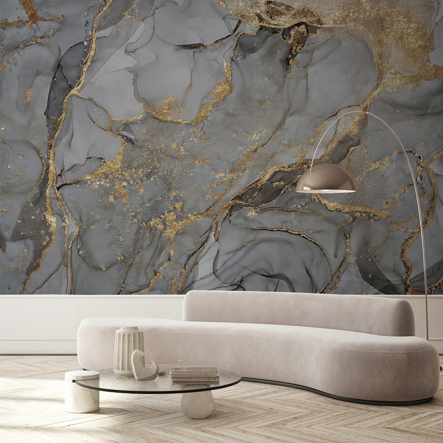 Elegant abstract fluid art design.